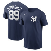Adult Men's Jasson Dominguez New York Yankees Name & Number baseball T-shirt – Navy
